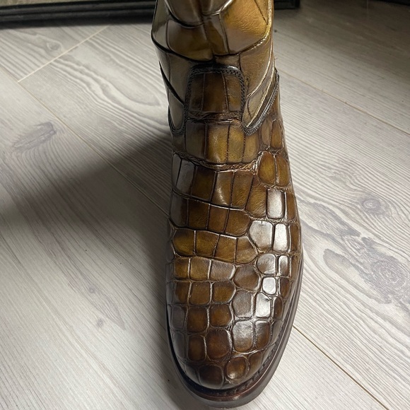 Gucci Alligator leather riding boots 8,5-9 - Picture 8 of 15